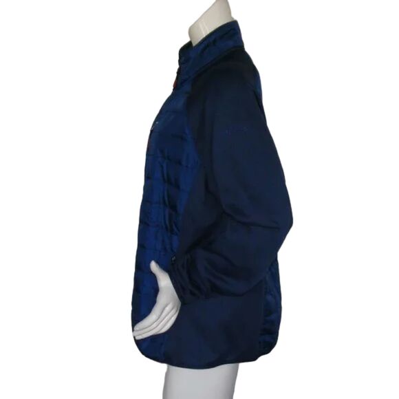 ORVIS Coat, L, Blue, Quilted Body, Zipper front, Pockets, Long sleeve - Picture 7 of 14